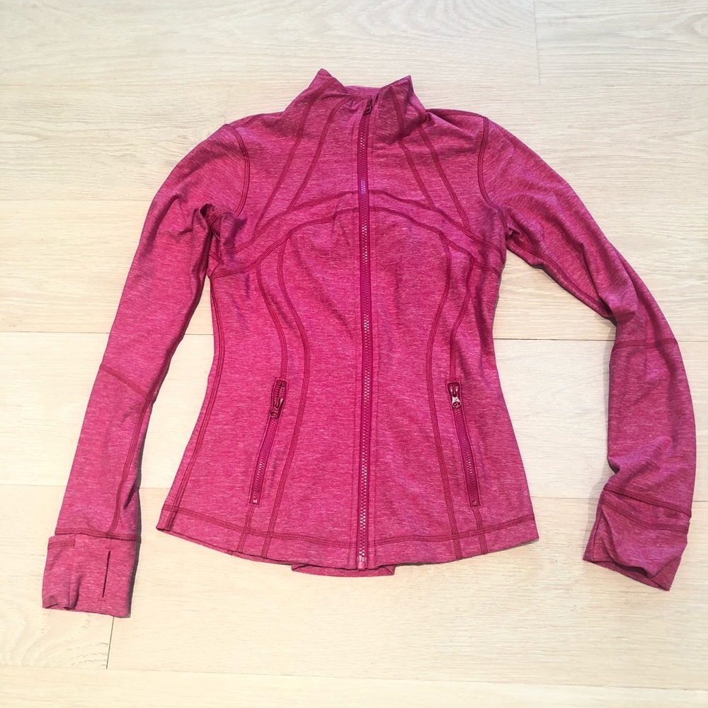 Lululemon pink zip-up jacket